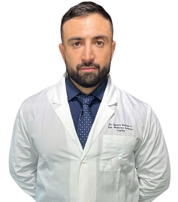 "Aquí no solo tratamos la caída del cabello. Aquí cumplimos sueños. Dr. Ignacio Beltrán Clinica Apolo"